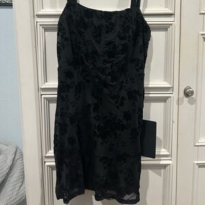 Lulus Black homecoming dress, size M